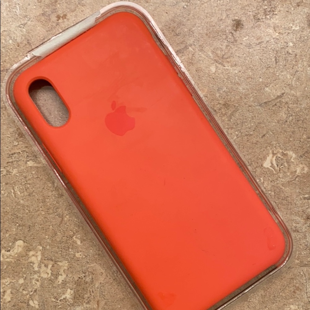 Coral, Apple silicone case.